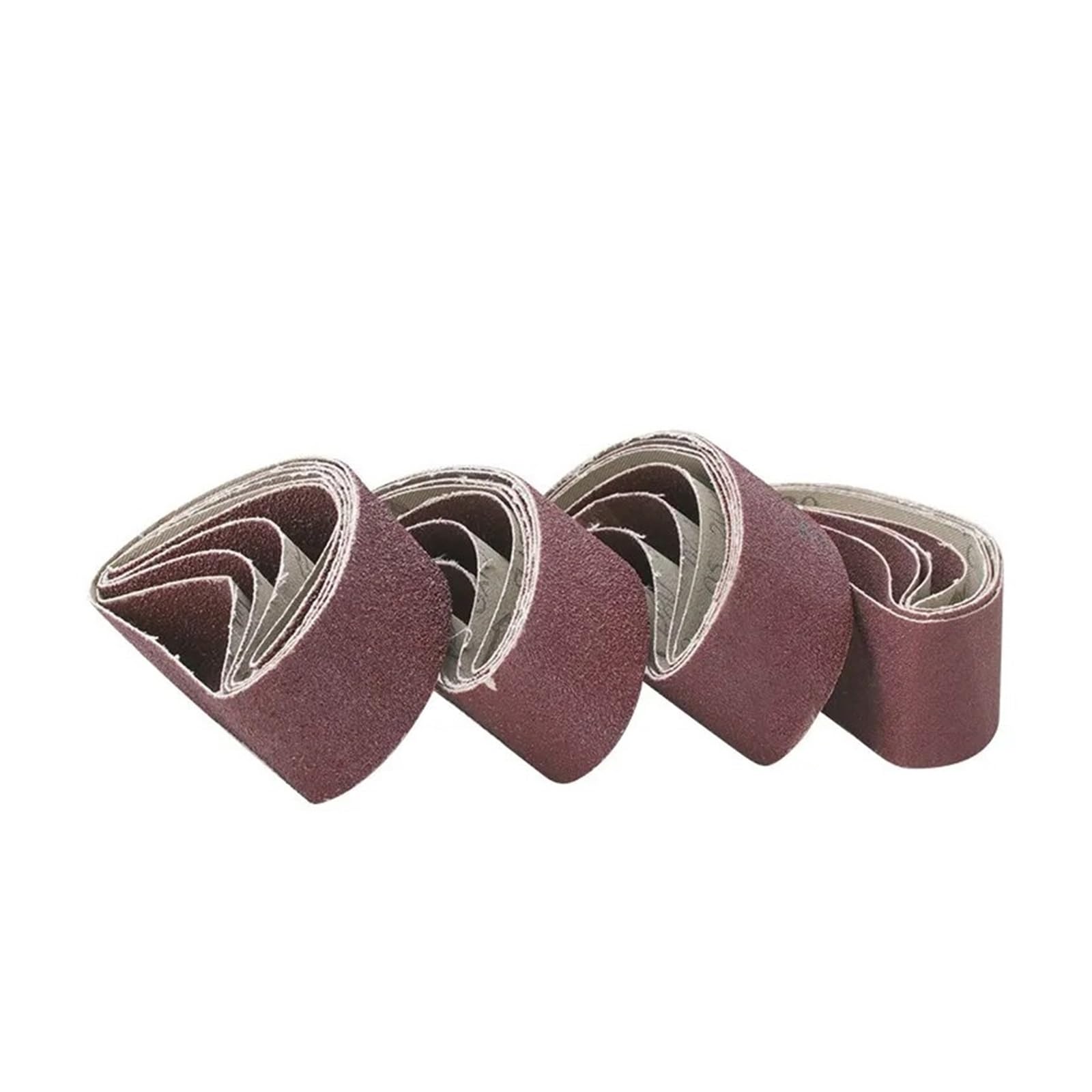 HKVTVCYPYA 5pcs Sanding Belts 75x533mm 40/60/80/120 Grit Sander File Belt Set Abrasive Tools Accessories(Grit 40)