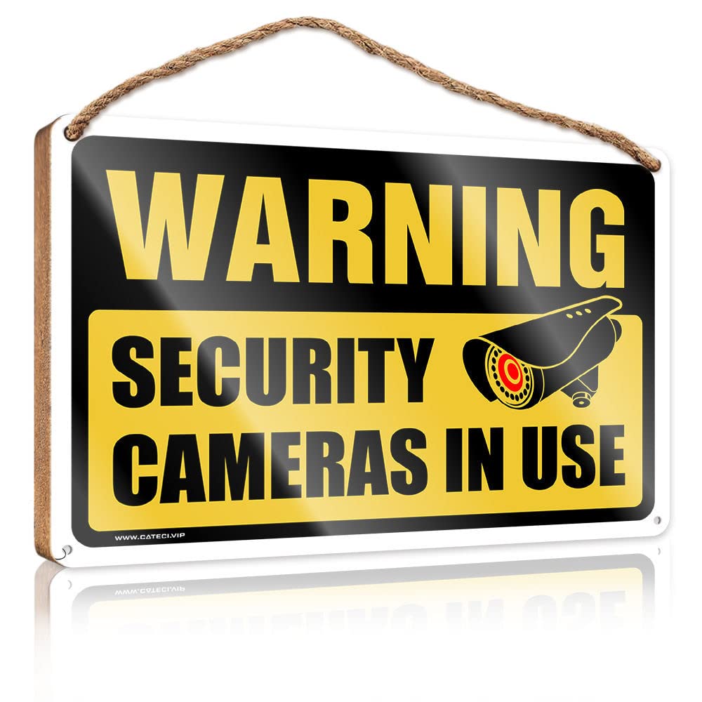 Toilet Rules Sign For Bathroom Warning Security Cameras I Use Wooden Sign Desk Signs For Office Funny Wood Welcome Sign(15X28CM)