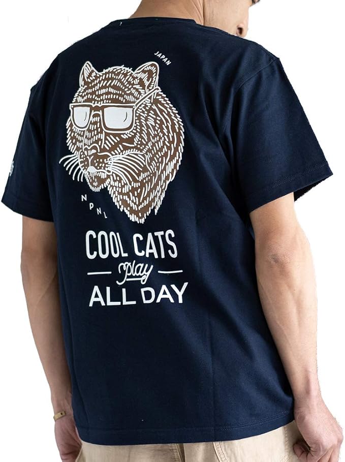 Amazon Playdesign プレイデザイン Cc Tee ネイビー Sサイズ 半袖 Tシャツ カットソー P01 メンズ レディース クールキャッツ 春 夏 涼しい かっこいい おしゃれ アウトドア Tシャツ カットソー 通販