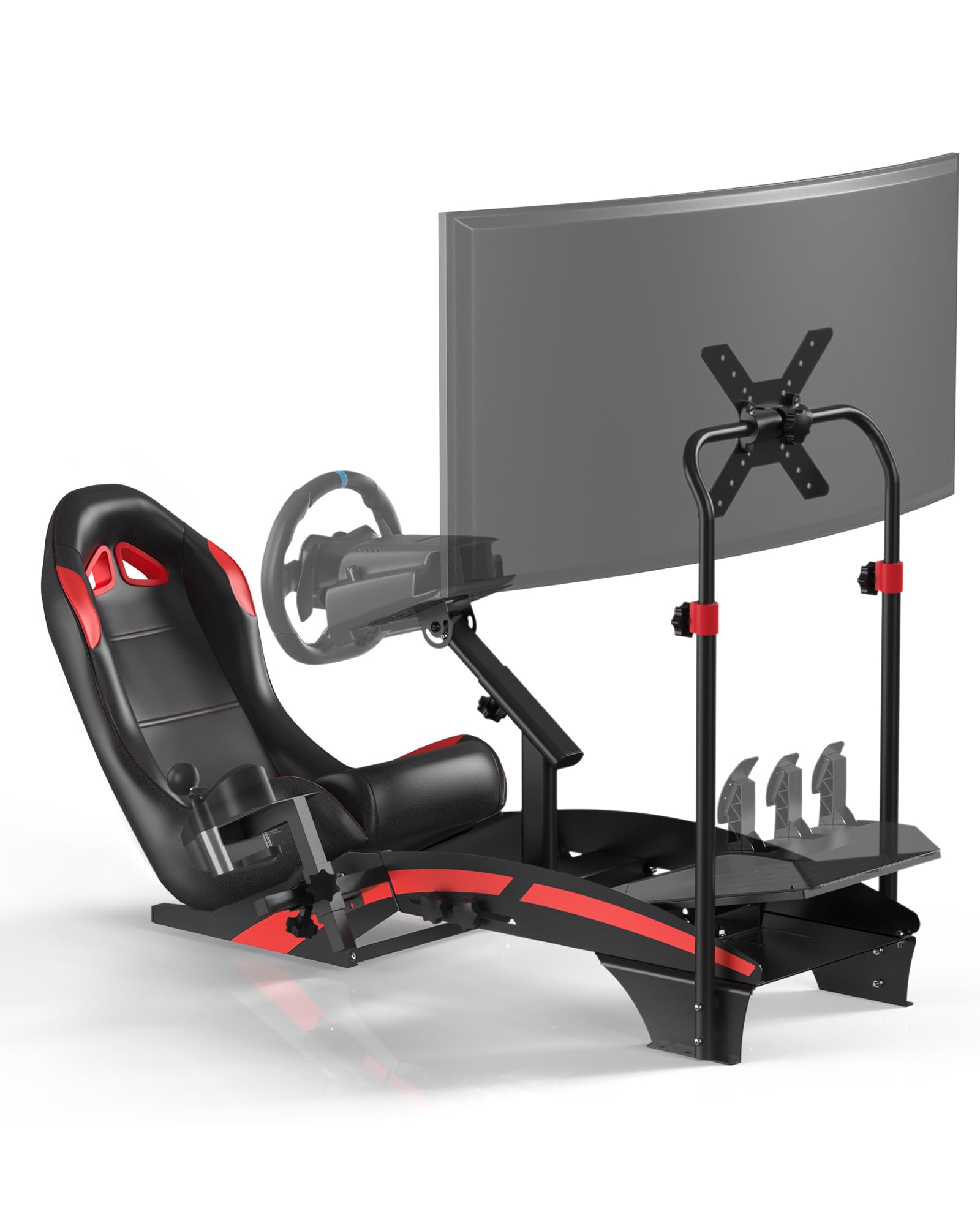 Amazon.com: RACGTING Racing Simulator Cockpit with TV Monitor