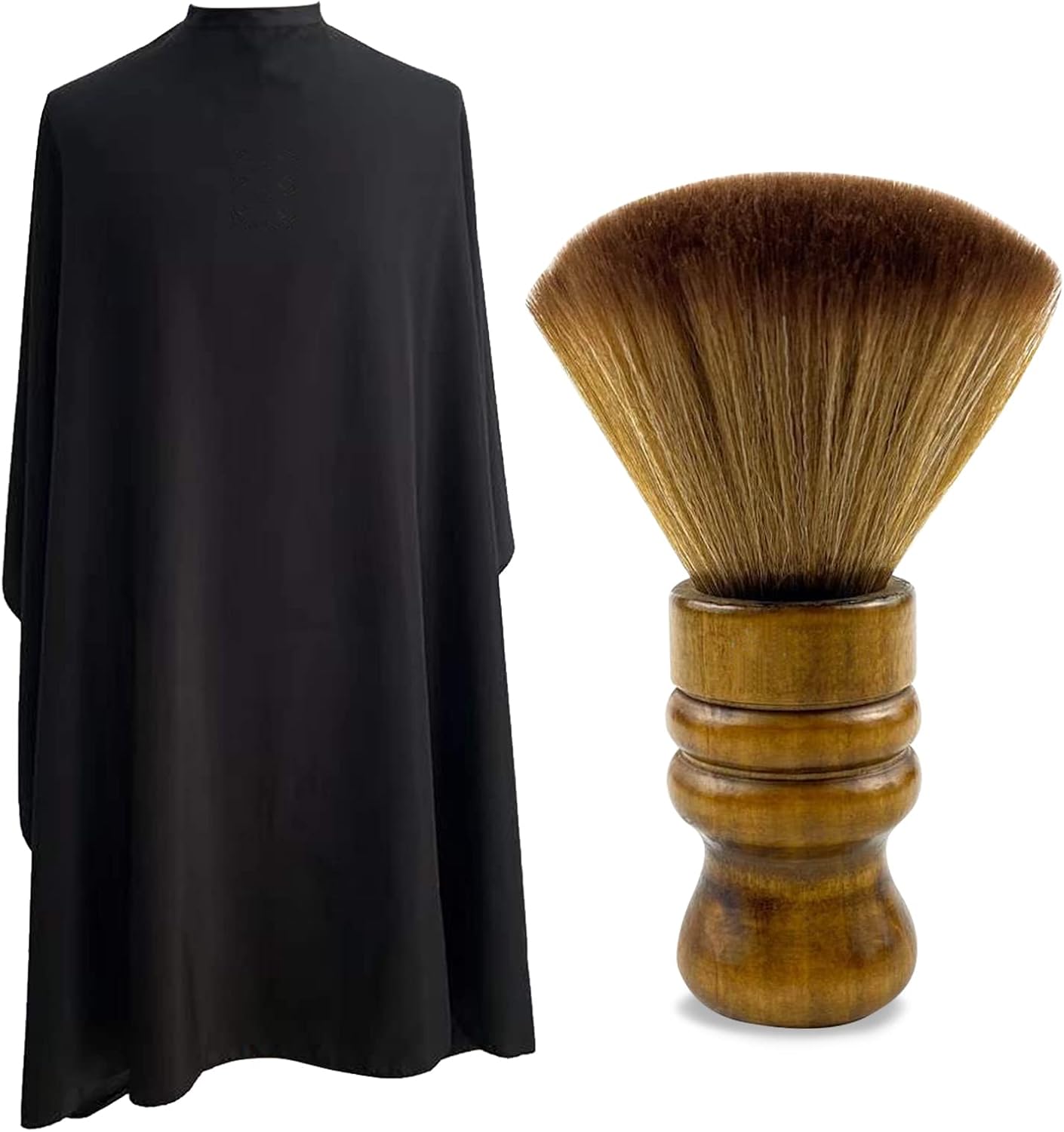 Professional Set Hair Cutting Cape with Neck Duster Brush | Professional Hair Cutting Accessories | Hair Styling Tools | For Barber/Hairdresser/Salon/Home/Men/Women/Kids/Adults