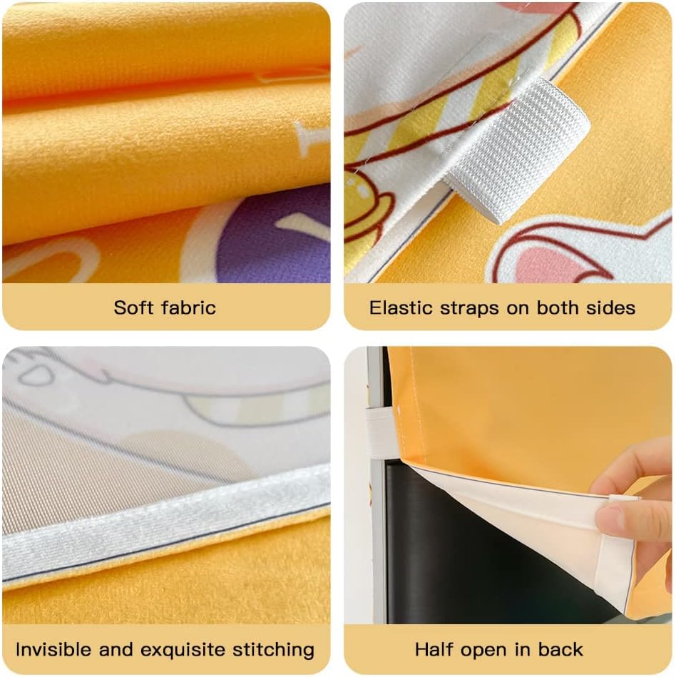 WAYUTO 3Pcs Computer Dust Cover Set Keyboard Computer Host Pc Monitor Tower Protector Dust Proof Computer Case Covers for Desktop CPU Dinosaur 27Inch