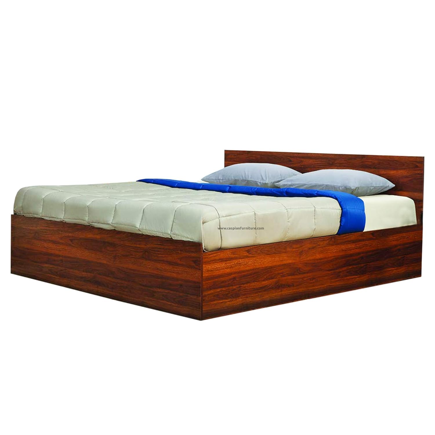 CASPIAN Furniture Double Bed with Storage for Bedroom || Mattress Size in inches (72x46)-picture-29