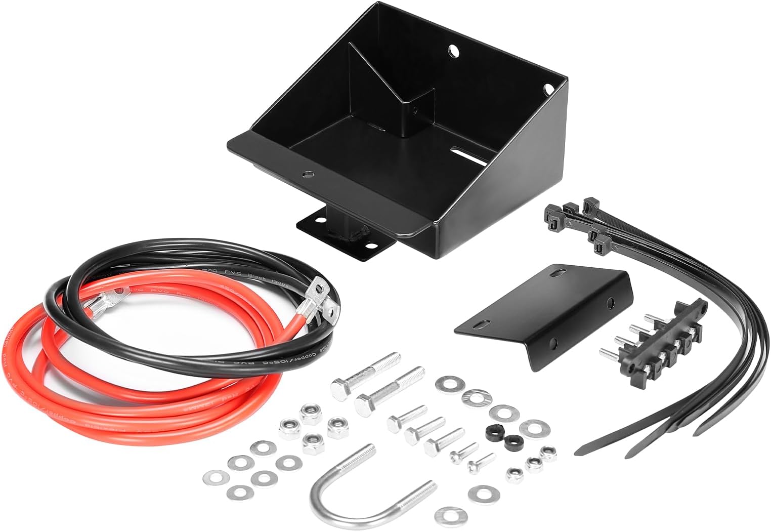 Kemimoto Battery Relocation Kit, Battery Relocate Box Compatible with