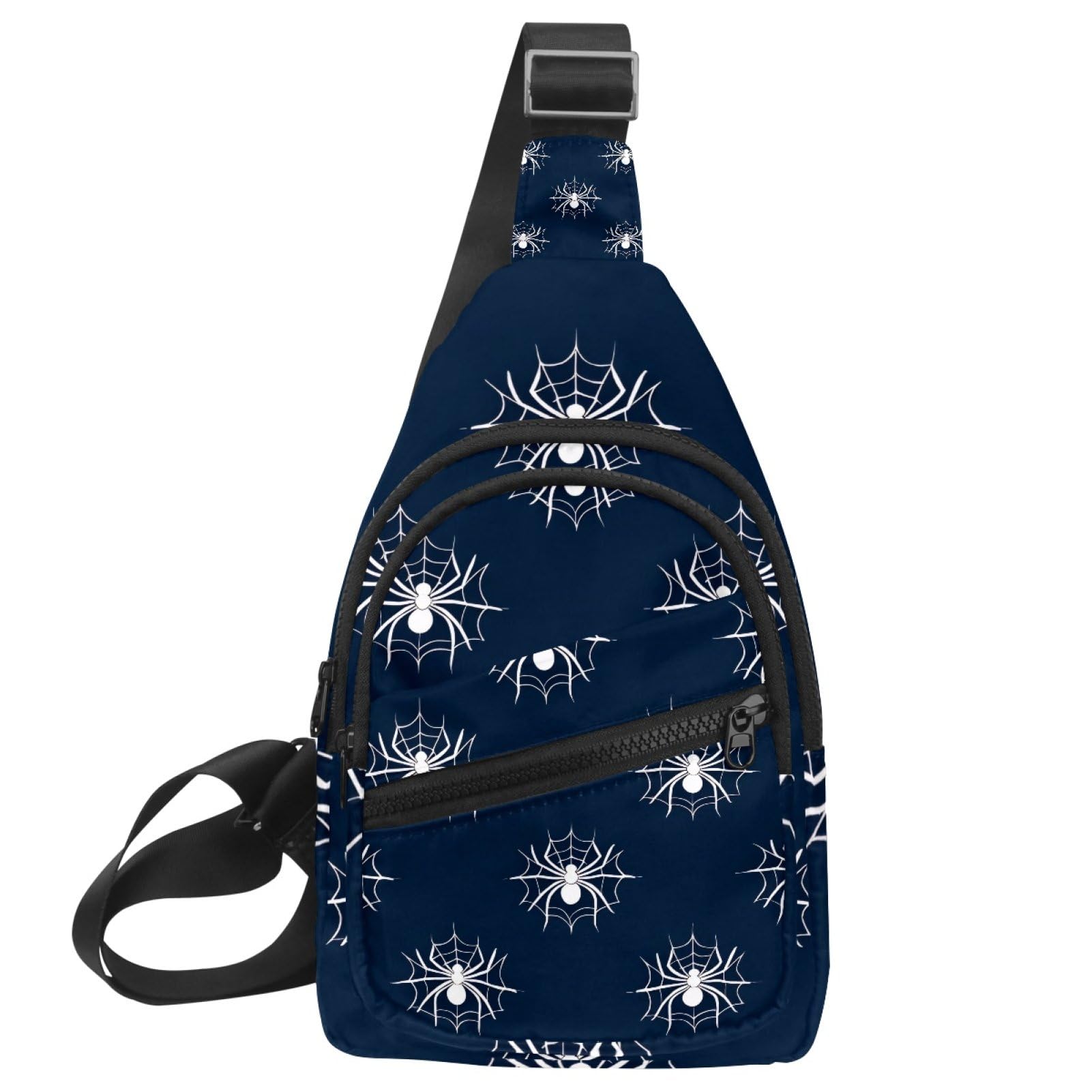 Sac à dos à bandoulière multicolore style araignée taille unique ajustable - 7
