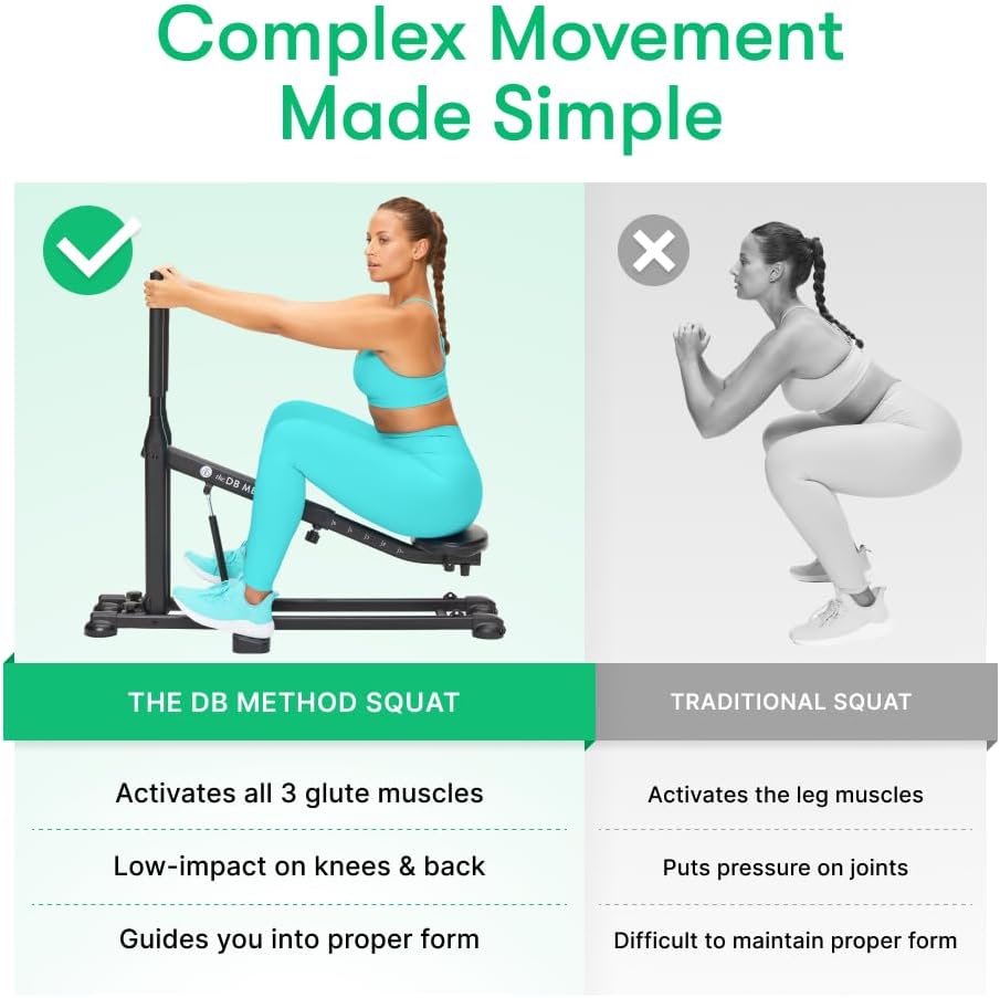 The Db Method Squat Machine, Workout Equipment For Home Gym,...