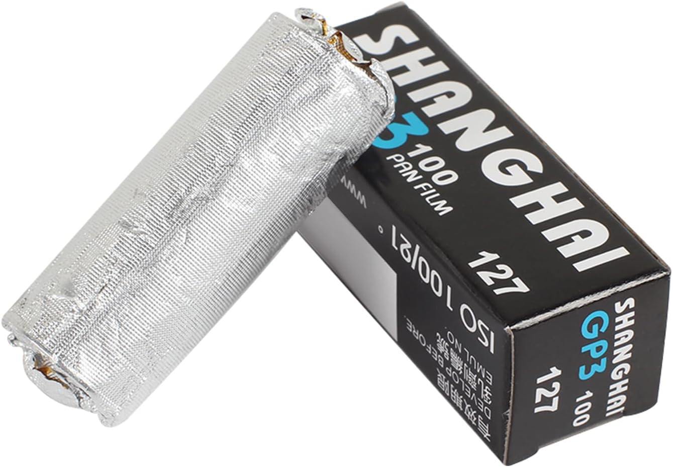 Shanghai GP3 127 Black & White Roll Film ASA DIN ISO 100 B/W Negative Freshest 5 Rolls Pack (5x127)