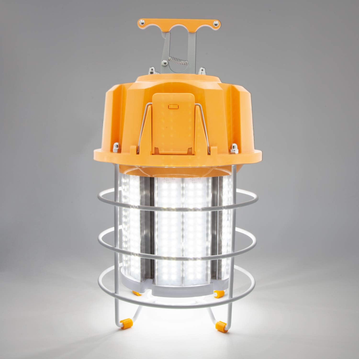 Frее Shірріng 🛒 Maxxima High Bay LED Temporary Work Light Fixture, Linkable, 40 Watt 5000 Lumens Daylight 5000K, Metal Cage Guard, Plug In