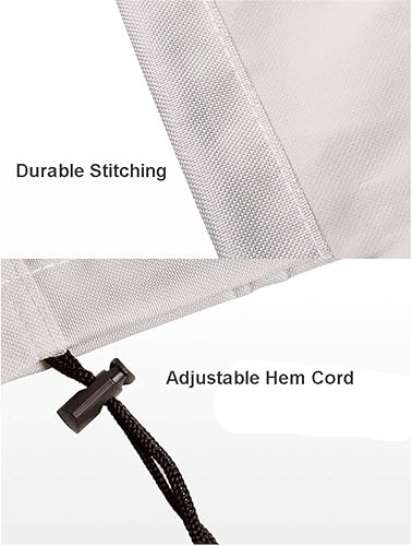 Miniatura 5 de Funda impermeable para silla de masaje Shiatsu, protección solar, gravedad cero, silla reclinable, a prueba de polvo, 59 x 39 x 55 pulgadas