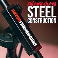 Vista 7 de Gator Frameworks - Soporte de micrófono de base corta y pesada con brazo telescópico y contrapeso de 2.5 libras, ideal para escritorio, grabación