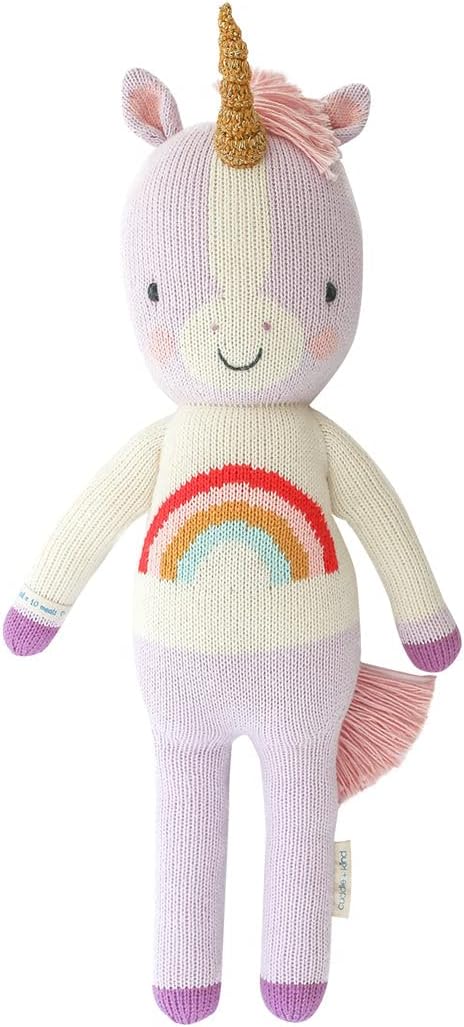 Cuddle + Kind Polly The Panda Hand-Knit Doll 13" - Fair Trade, 100% Cotton, 1 Doll = 10 Meals Donated, Heirloom Quality 4 thumbnail image