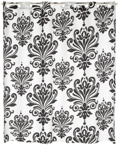 Carnation Home Fashions EZ On Fabric Shower Curtain, Beacon Hill