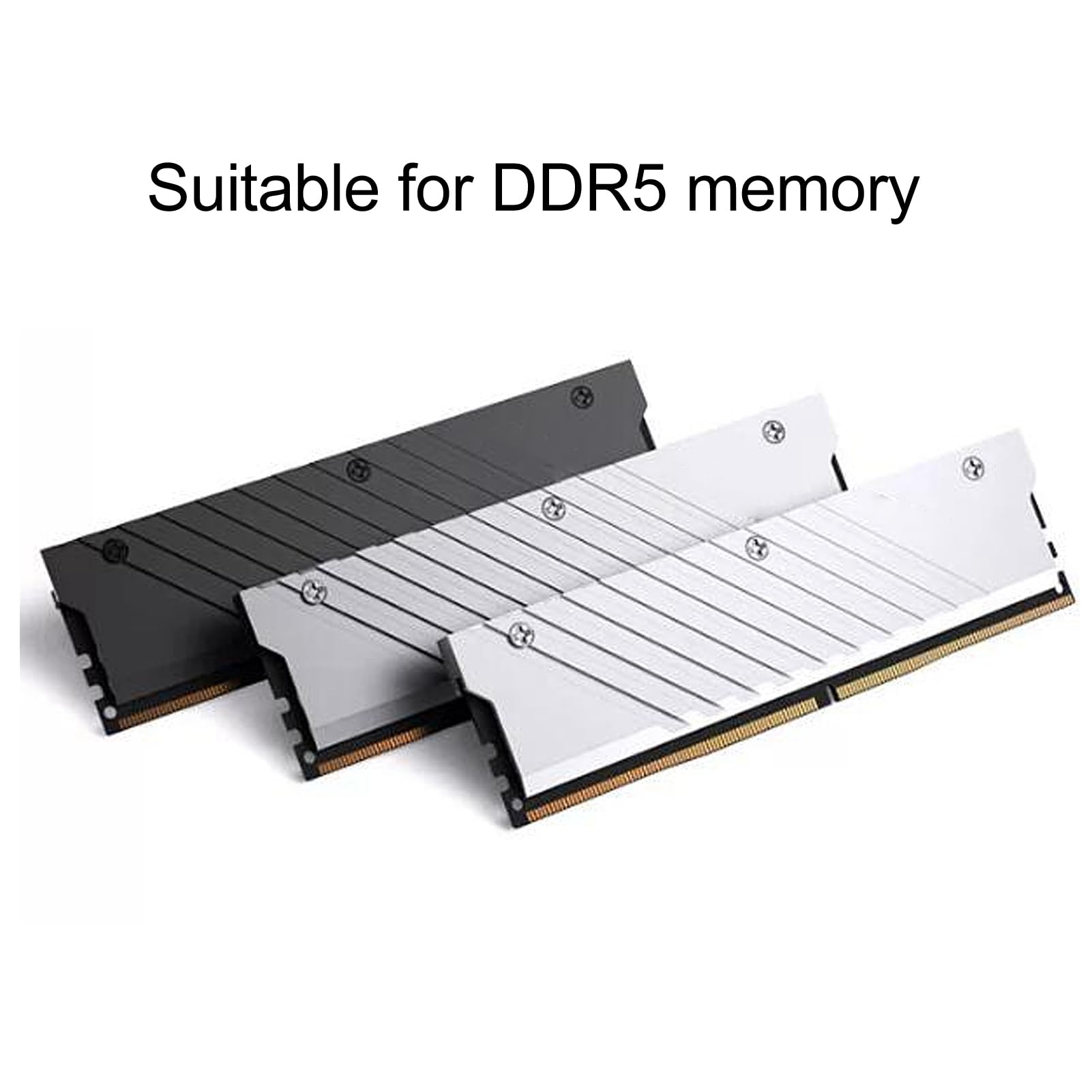 Amazon.co.jp: メモリ RAM クーラー、メモリ冷却ヒートシンク DDR5 (黒