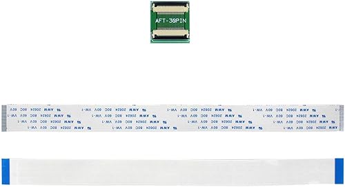 Miniatura 8 de VSDISPLAY Adaptador de conector ZIF de 0.020 in de 50 pines a 50 pines con extensión de cable plano FFC Extend(longitud del cable 7.874 in)