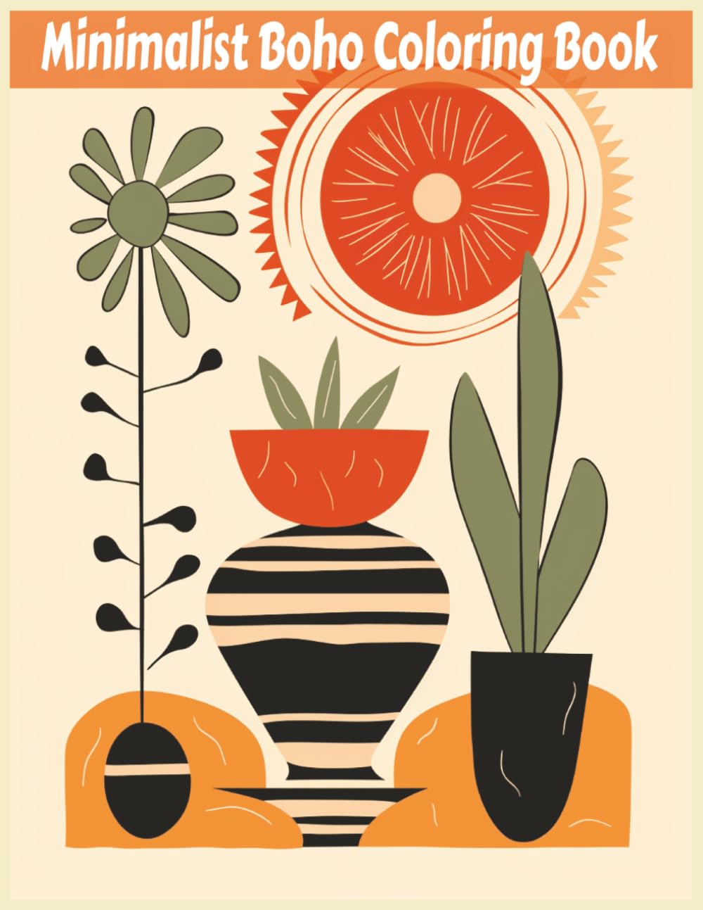 Minimalist Boho Coloring Book: 50 Simple and Elegant Boho-Inspired Designs for Relaxation and Creativity