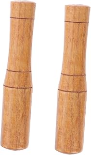 SHOWERORO 2 Pçs Bastão De Alho Moedor De Queijo Mutitool Moedor De Alho Pilão De Madeira Ralador De Madeira Ralador De Alho Utensílios De Cozinha Raladores De Alho Multiuso Haste De Moagem