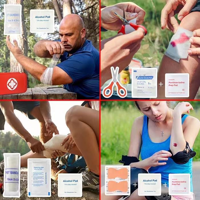 First Aid Kit 410 Piece Emergency Kit Survival Kits survival gear - 3