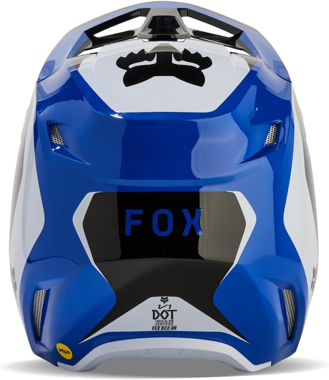 Fox Racing V1 Motocross Helmet, Nitro Blue, Large Thailand Ubuy