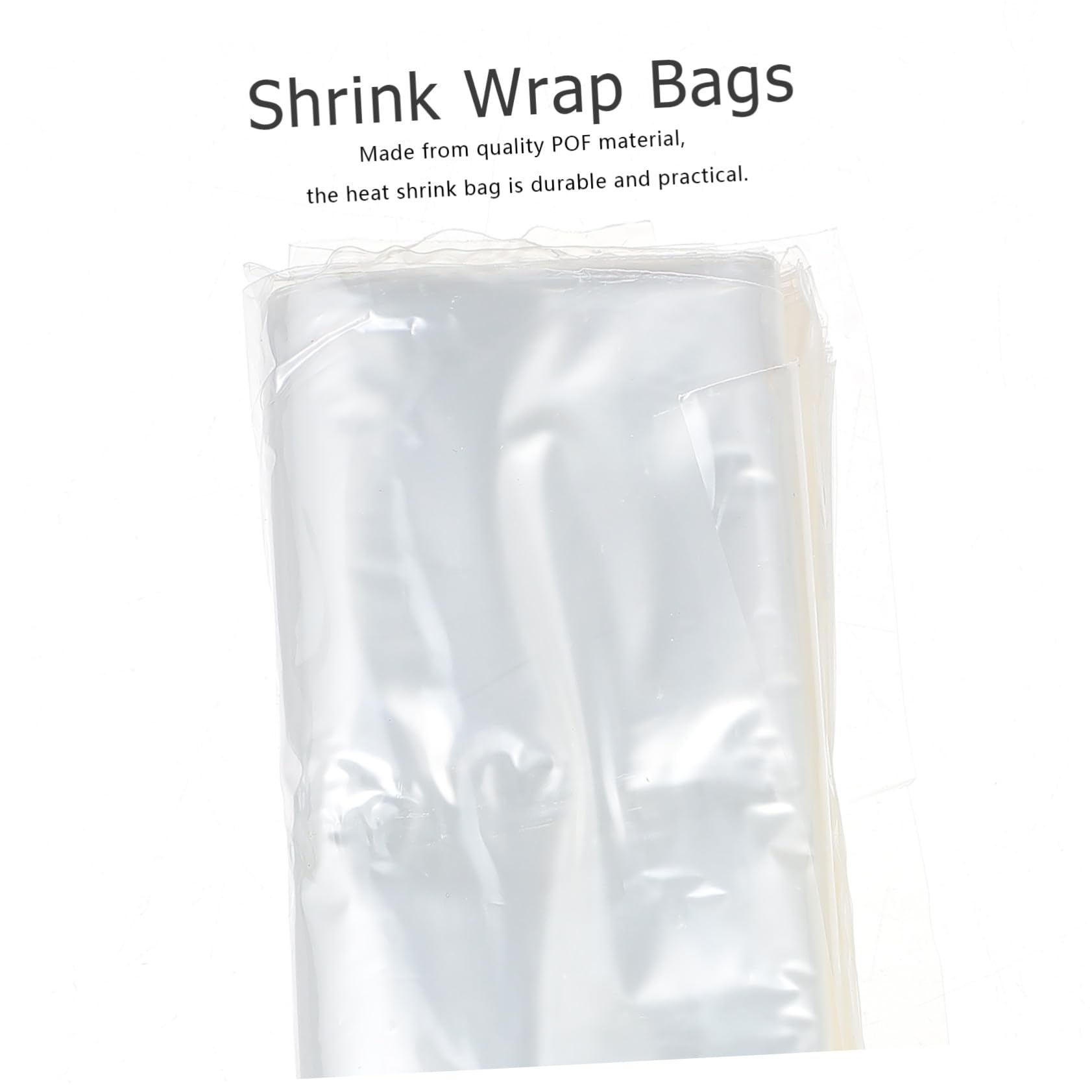 Cabilock 200 pièces Sachets Shrink Wrap Transparent Pochette Emballage Film Rétractable pour Cadeaux Bijoux Cosmétiques