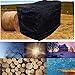 BesDirect Firewood Log Rack Cover, Dry Wood Stack Holder Tarp Cover, 4-Feet Heavy Duty Waterproof Outdoor Fire Wood Protection Cover, Dust-Proof UV Resistant Firewood Log Protector, 123x65x110cm BesDirect Firewood Log Rack Cover, Dry Wood Stack Holder Tarp Cover, 4-Feet Heavy Duty Waterproof Outdoor Fire Wood Protection Cover, Dust-Proof UV Resistant Firewood Log Protector, 123x65x110cm