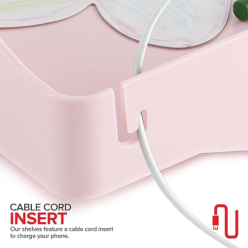 Miniatura 4 de Modern Innovations - Mesita de noche para cama, dormitorio universitario, estante de cama para litera superior, mesita de noche con clip, bandeja