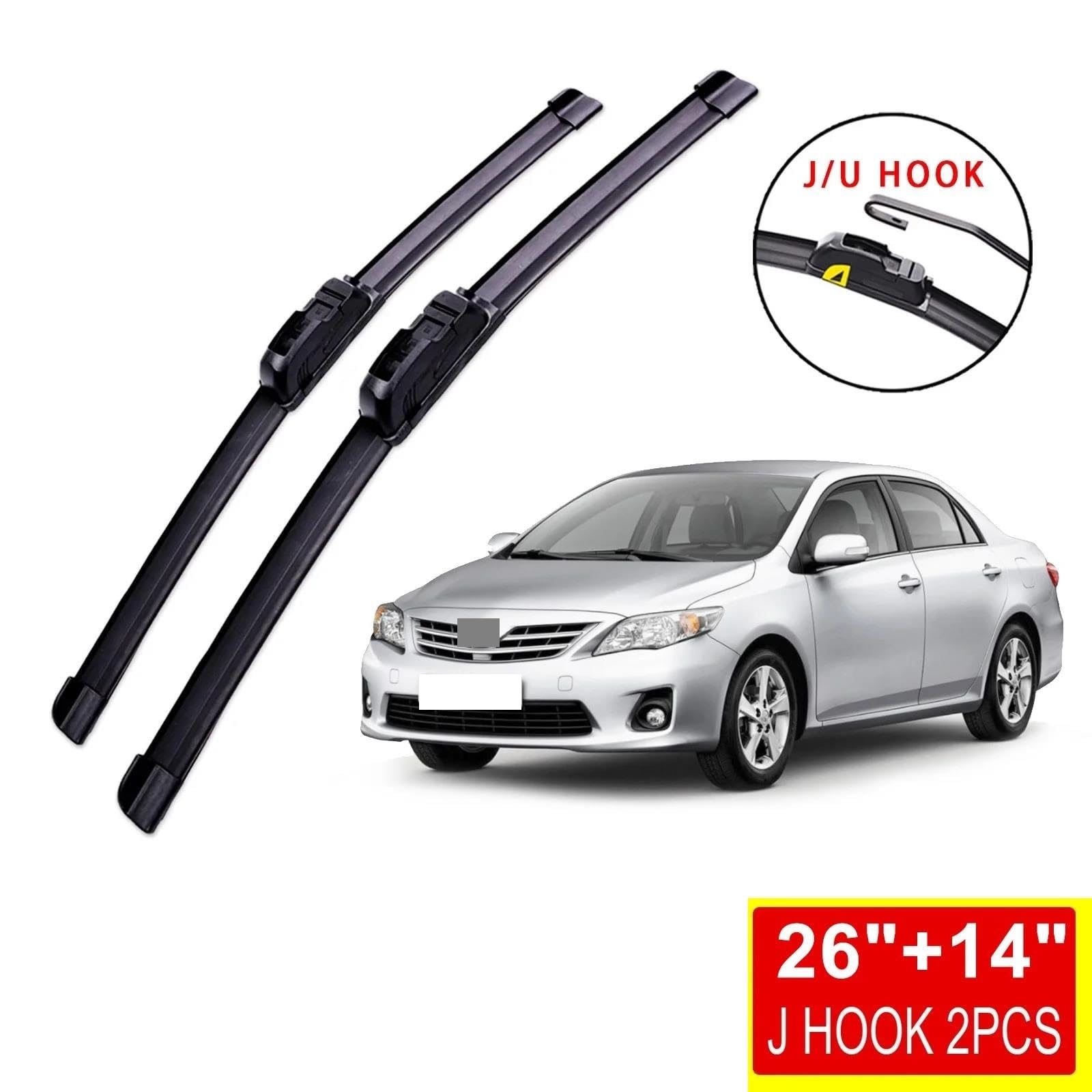 Spazzola Tergicristallo Per Toyota Per Corolla 3 Sezione 2007-2013 Spazzole Tergicristallo Anteriori Accessori Auto Spazzole Tergicristallo Auto Window Cleaner Kit Spazzole Tergicristallo Per Auto