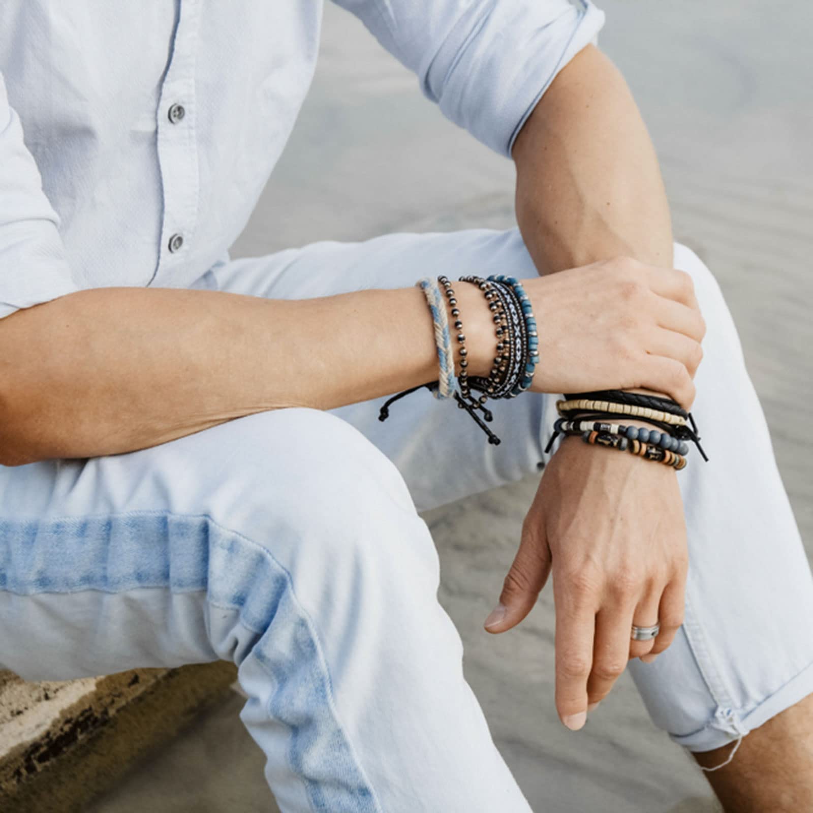 Hemptique 100% Hemp Cord Spool - 62.5 Meter Hemp String - Made with Love - No. 20 ~ 1mm Cord Thread for Jewelry Making, Macrame, Scrapbooking, DIY, & More - Blue - Image 3