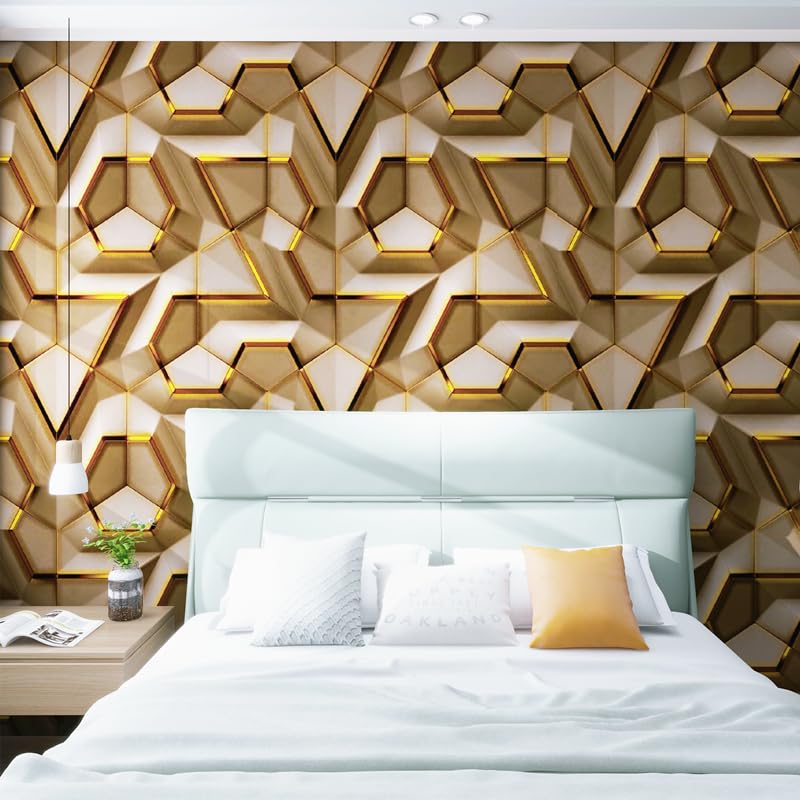 ASSBRI COLLECTIONS Beige with Yellow Lines 3D LED SELF-Adhesive Wallpaper for Hall Bedroom Kitchen Balcony Living Room 500 X 45 CM (B0D7QLNW9X) Amazon Price History, Amazon Price Tracker