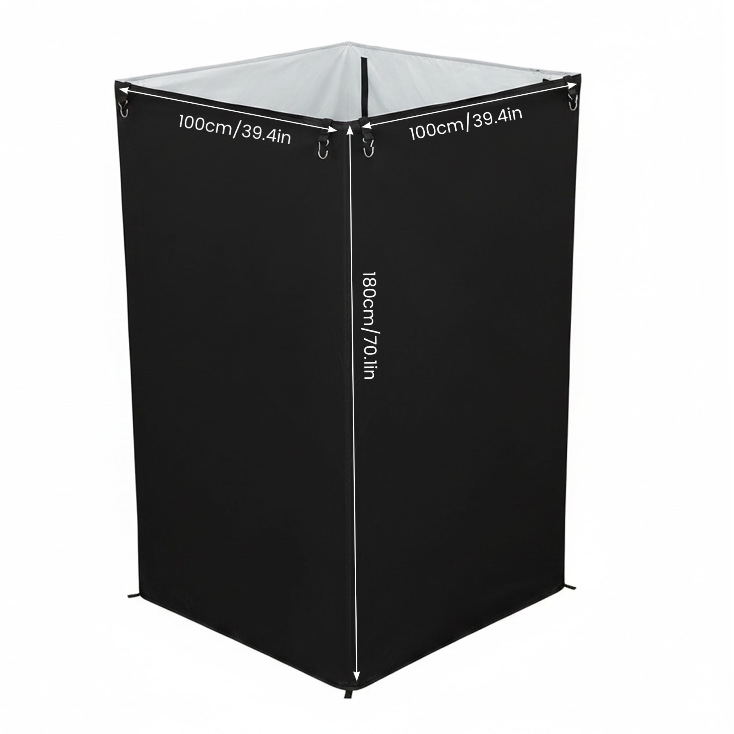 Carpa de Ducha portátil, Carpa de Ducha para Acampar con Bolsa de Almacenamiento, Tela Oxford Impermeable, Refugio de privacidad para Exteriores para cambiarse, ducharse y protegerse del Sol (39.
