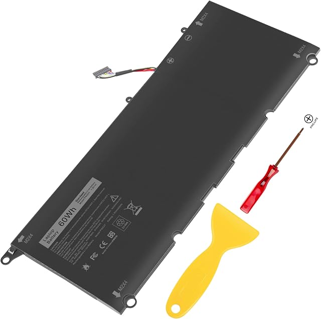 ARyee PW23Y Battery Compatible with Dell XPS 13 9360 Series XPS 13-9360-D1605G Series; Replacement for RNP72 0TP1GT PW23Y RNP72 TP1GT(7.6V 60Wh)