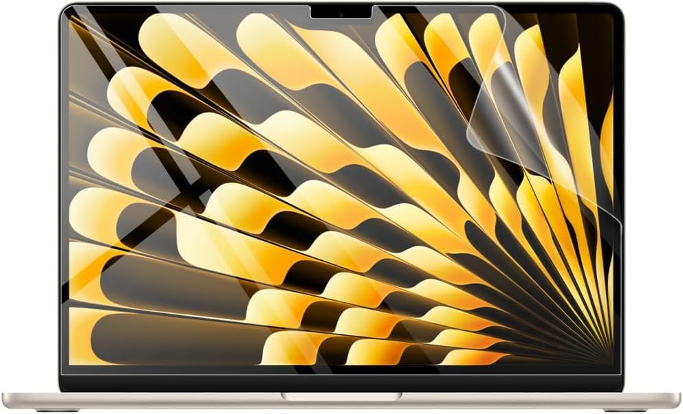 CASOSHIELD Screen Protector Compatible for MacBook Air 15.3 inches A2941 Released in 2023 with M2 Chip 5H Anti Scratch PET Protective Cover Skin High Defination Film Guard (Glossy Clear) (B0C9Y858MT) Amazon Price History, Amazon Price Tracker