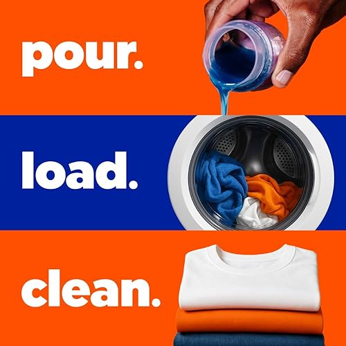 Vista 48 de Tide Detergente líquido para ropa, original, 100 cargas, 146 onzas líquidas, compatible con alta eficiencia