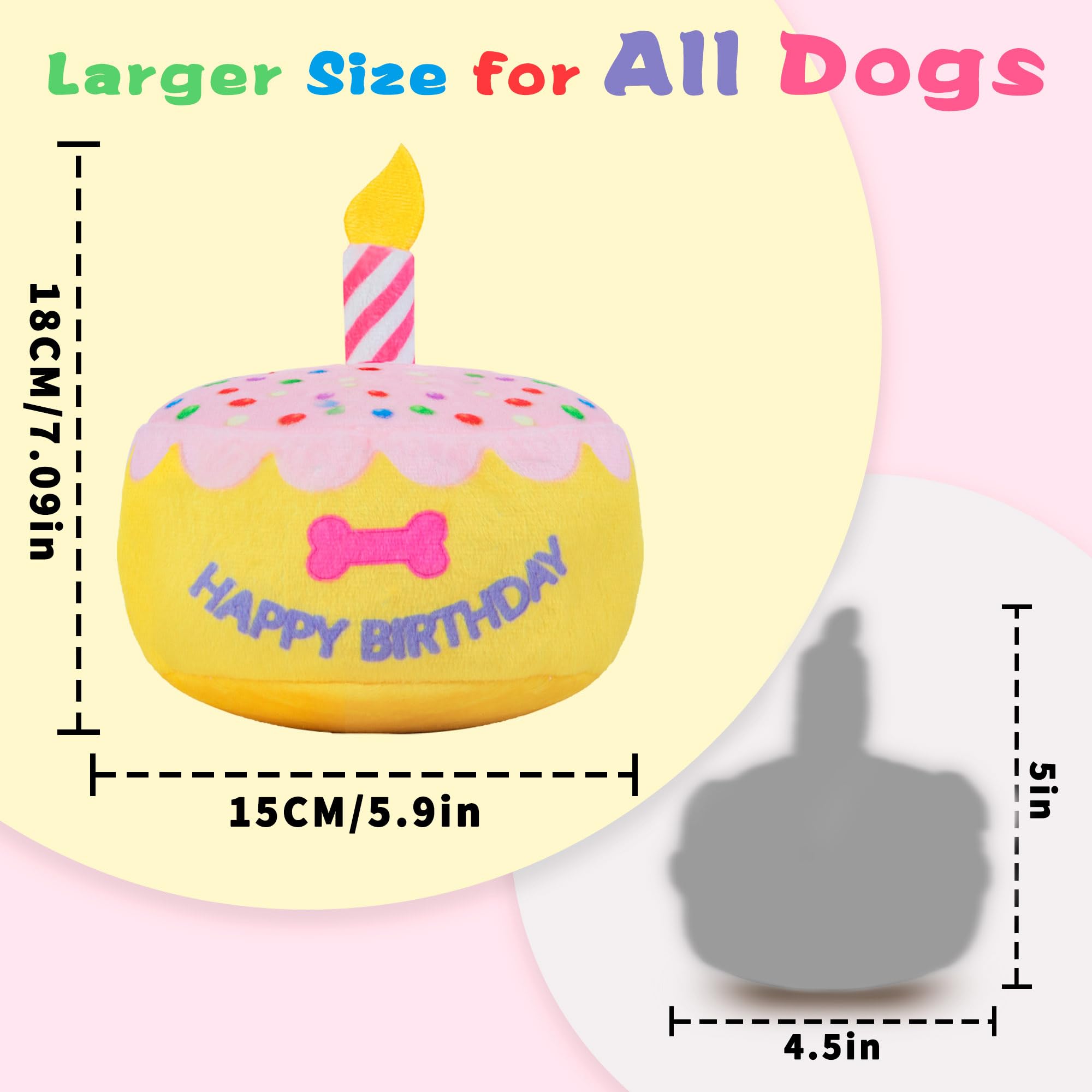 Jouet d'anniversaire pour chien