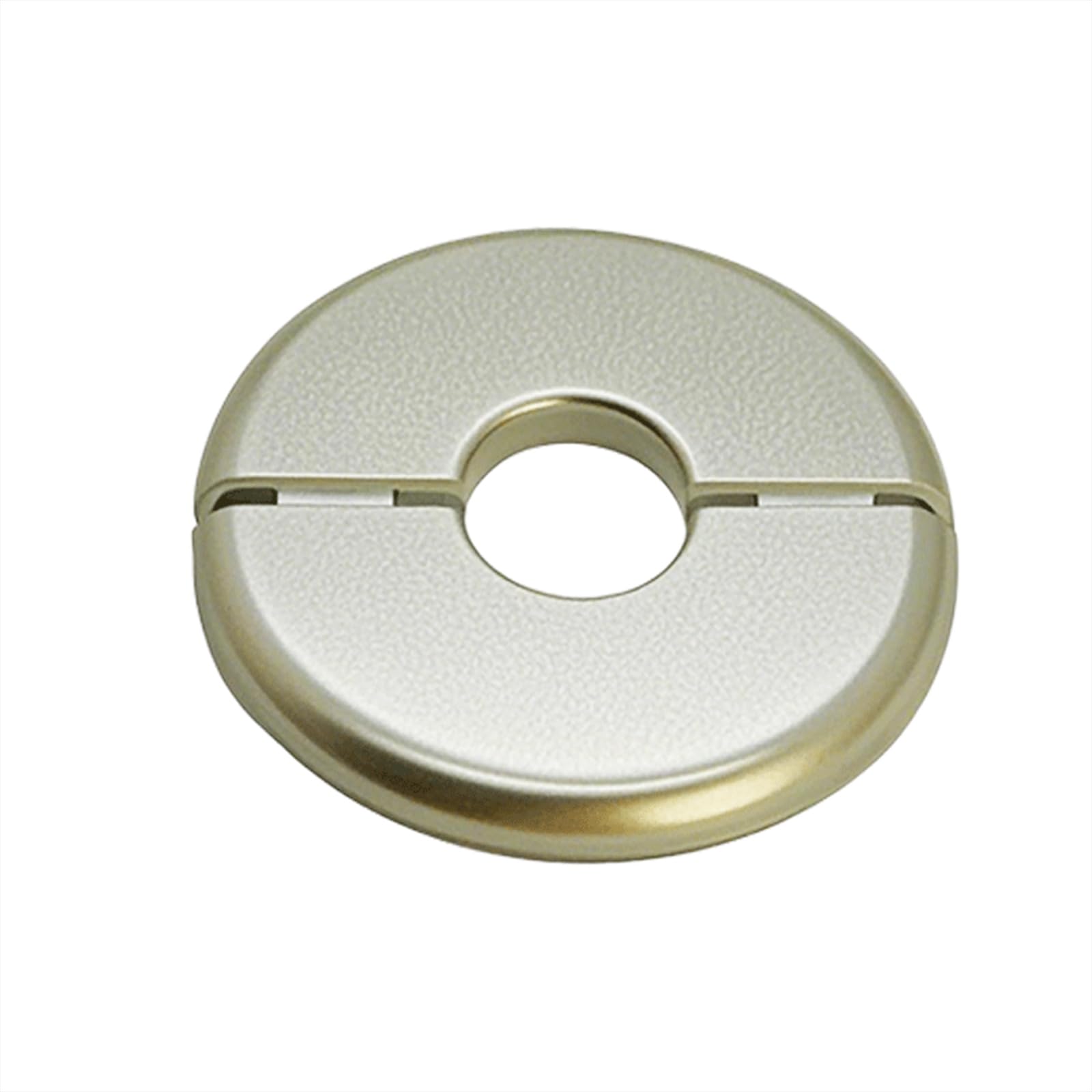 Photo 1 of CAcoverVA 1 Piece Wall Split Flange, Self-Adhesive Escutcheon Plate for 22mm/0.87" Dia Pipe, ABS Round Plumbing Cover Plates for Bathroom Kitchen Toilet Faucet, Gold