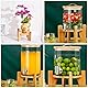 VICASKY Holzständer für Getränkespender Aquarienhalter Stabiler und Eleganter Holz Pflanzenständer Vielseitig Einsetzbar für Teekannen und Kleine Fischtanks