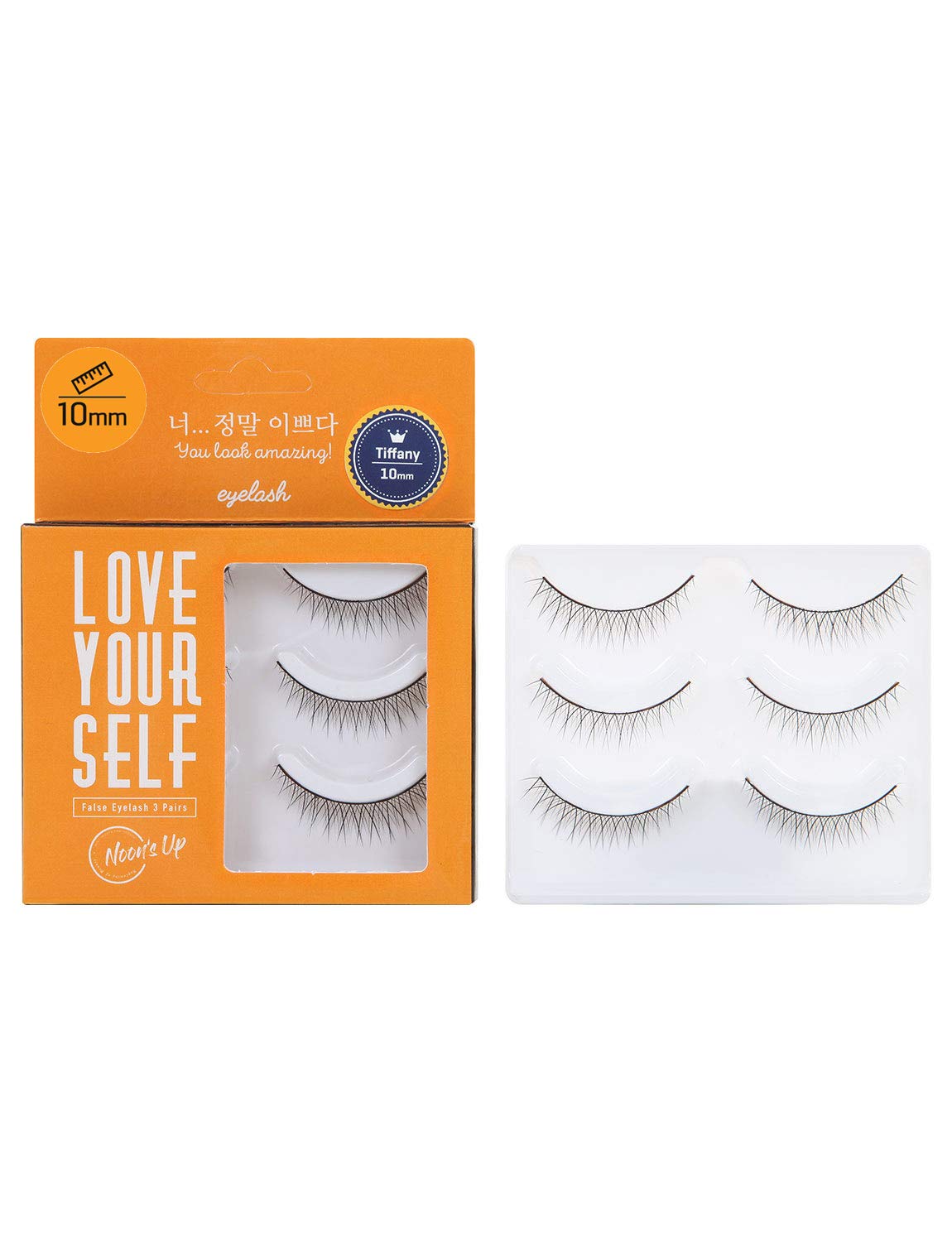 [NOON’S UP LOVE YOURSELF False Eyelash 3 Pairs] –★Glue is not included!!★ Eyelash, False lashes, Eye Lashes, lashes natural look , lashes that look like extensions, natural false lashes(TIFFANY)