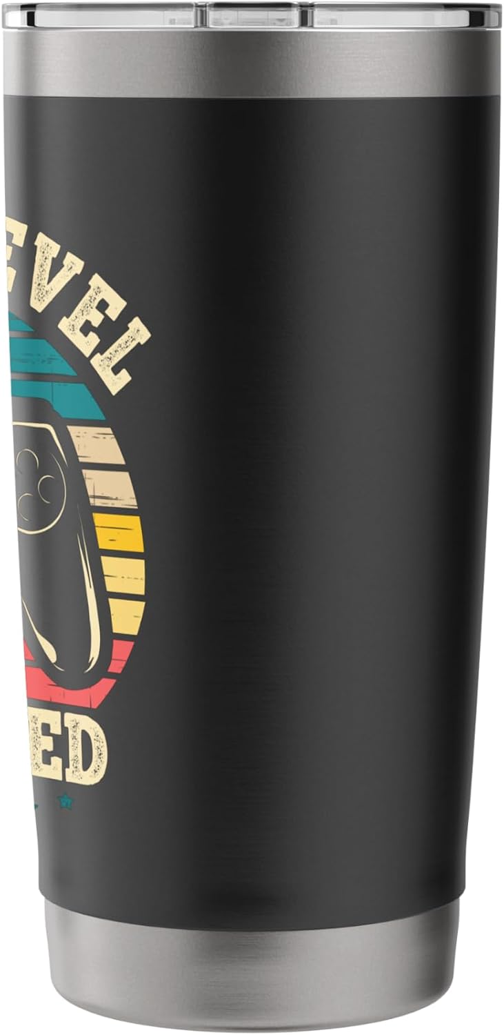 Leveled Up To Uncle 2025 Level Unlocked Future Gaming Uncle Stainless Steel Insulated Tumbler image 2