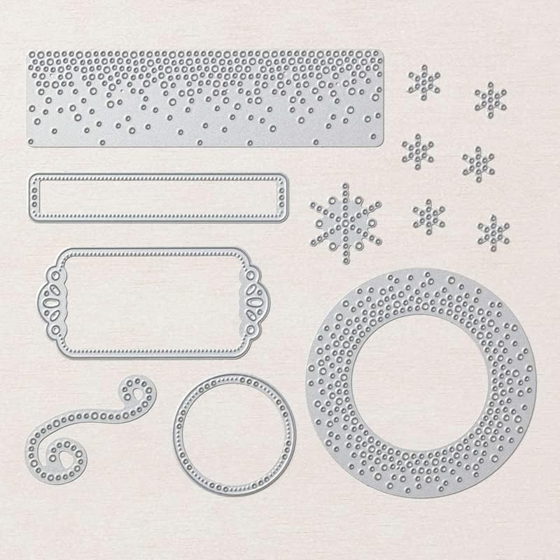 Miniatura 6 de InglésAlemánFrancés Brillo más brillante y etiquetas Aglow Sentiments Sello Scrapbooking Diseño de tarjeta Saludos Molde de cuchillas Plantillas de