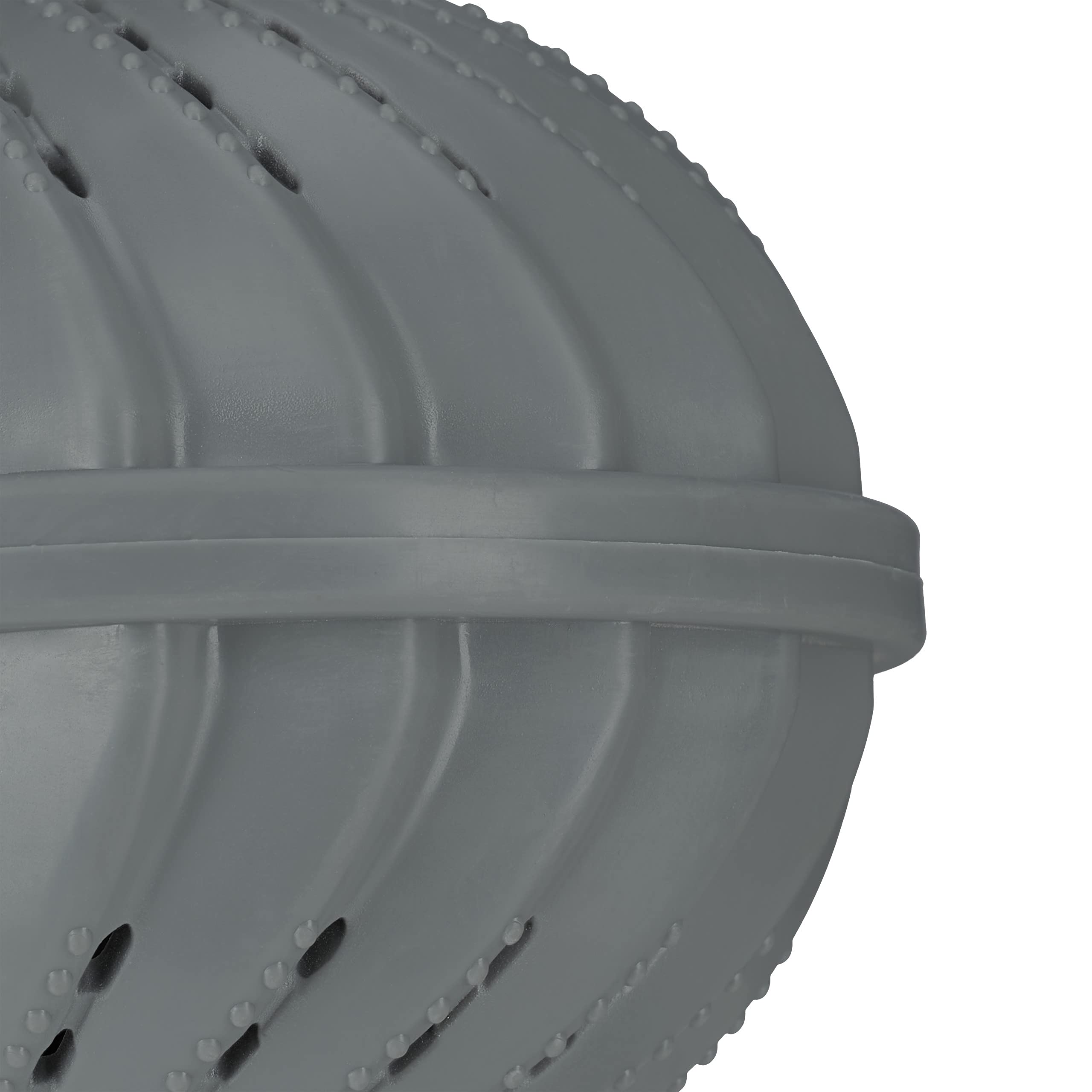 Relaxdays Set da 2 Palline da Lavatrice, Sfere Riutilizzabili, Ovetti Ecologici Ecosostenibili, Stop Detersivo, Grigio