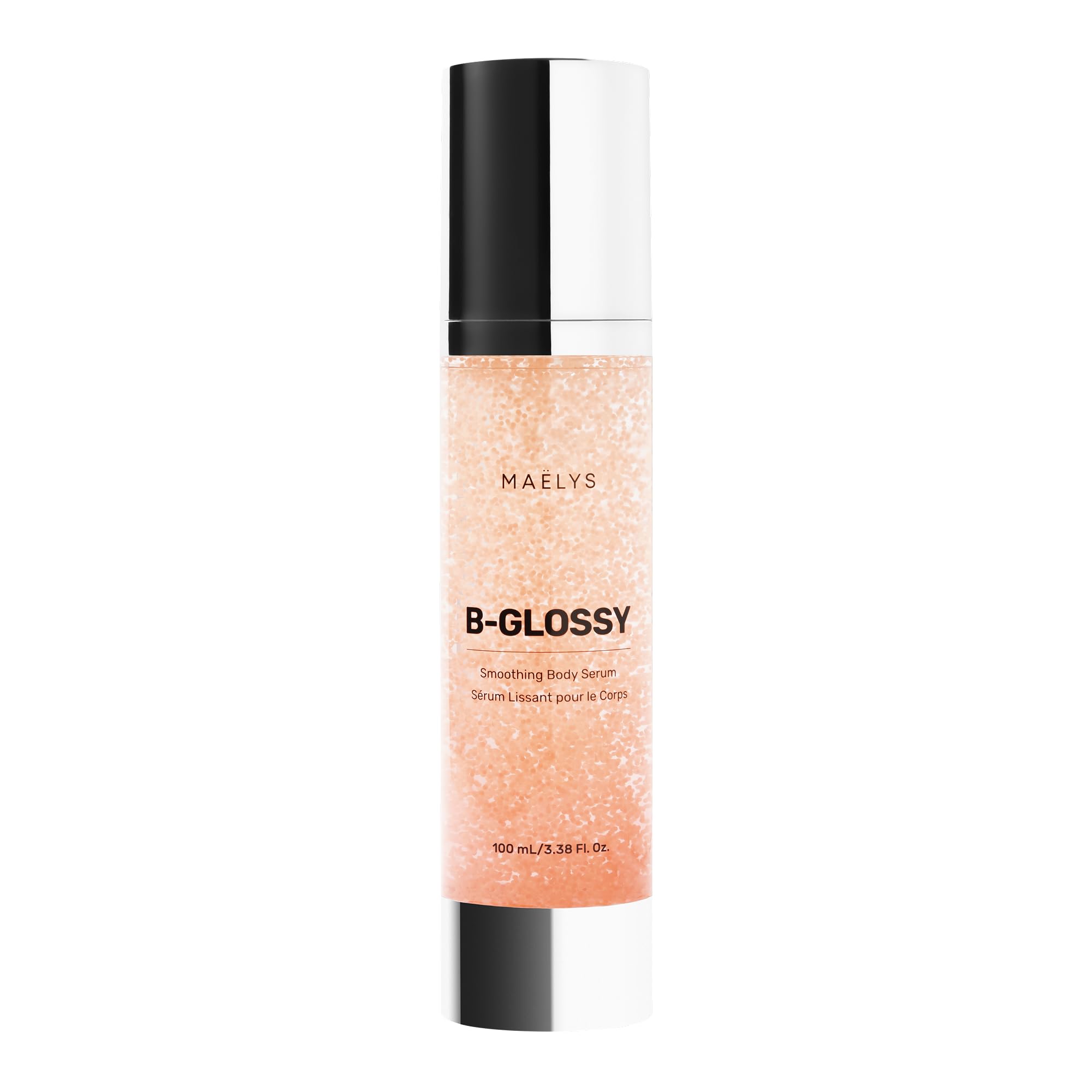 MAËLYS B-GLOSSY Smoothing Body Serum for Women - Hyaluronic Acid & Peptide Formula - Helps Reduce the Look of Wrinkles, Texture & Crepey Skin - Lightweight, Fast-Absorbing Anti-Aging Serum (3.4 Fl Oz)