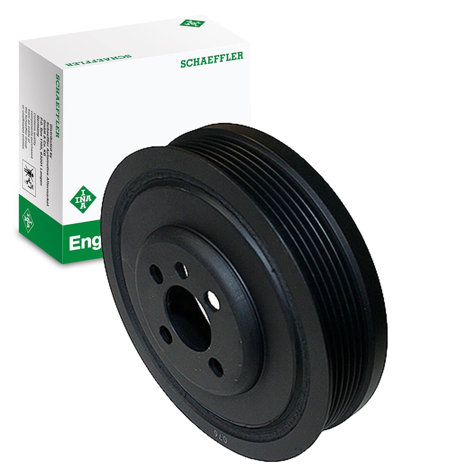 Crankshaft Pulley (TVD) fits VW CADDY 1.9D 2.0D 1996 on ALH INA 038105243E New