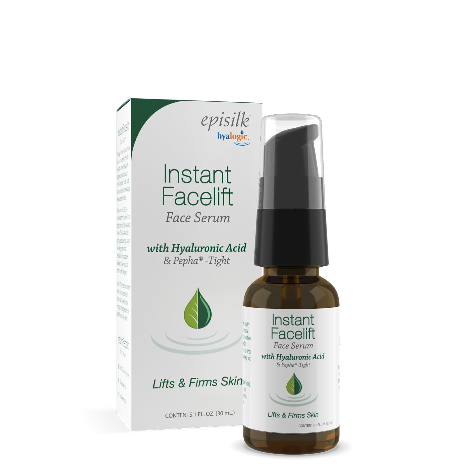 Hyalogic - Episilk Instant Facelift Face Serum with Hyaluronic Acid & Pepha-Tight - 1 fl. oz.