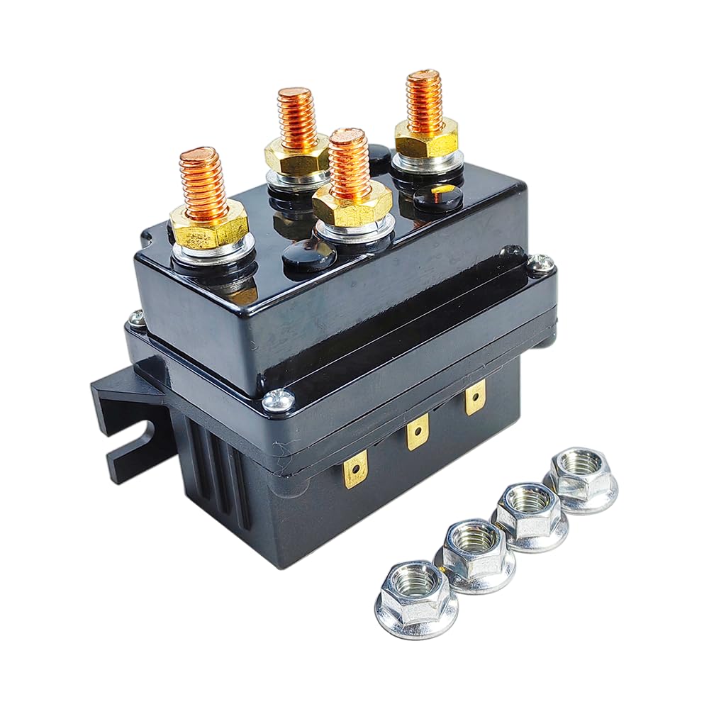 24V 12V 500A Lier Solenoïde Relais Voor 8000lb Tot 12000lb ATV UTV Truck Winch Yugegnusig 24V 12V 500A Lier Solenoïde Relais Voor 8000lb Tot 12000lb ATV UTV Truck Winch Yugegnusig
