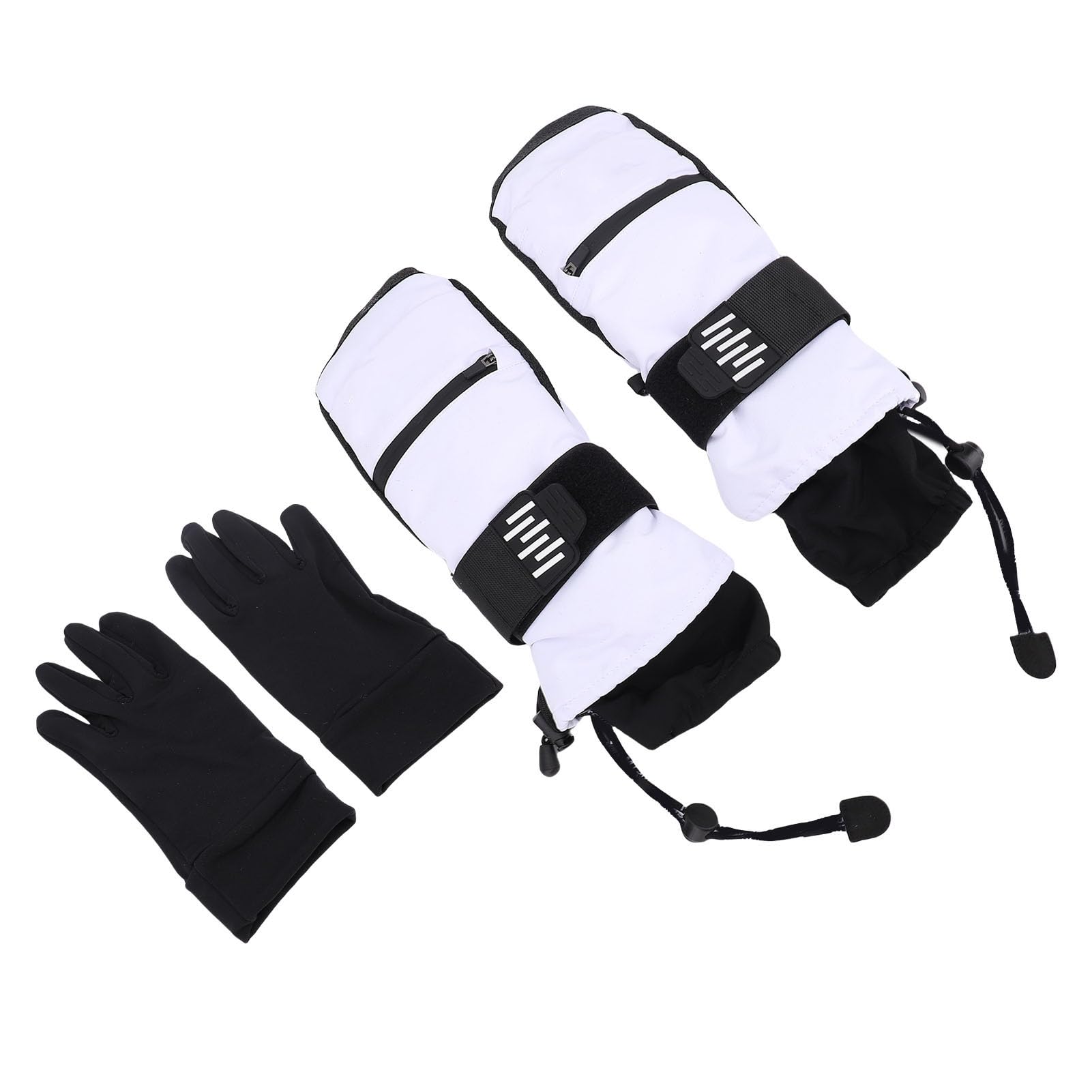CHICIRIS de esquí, Manoplas Térmicas con Forro Impermeable con Diseño de Cinco Dedos para Hombres y Mujeres en Climas Fríos Extremos
