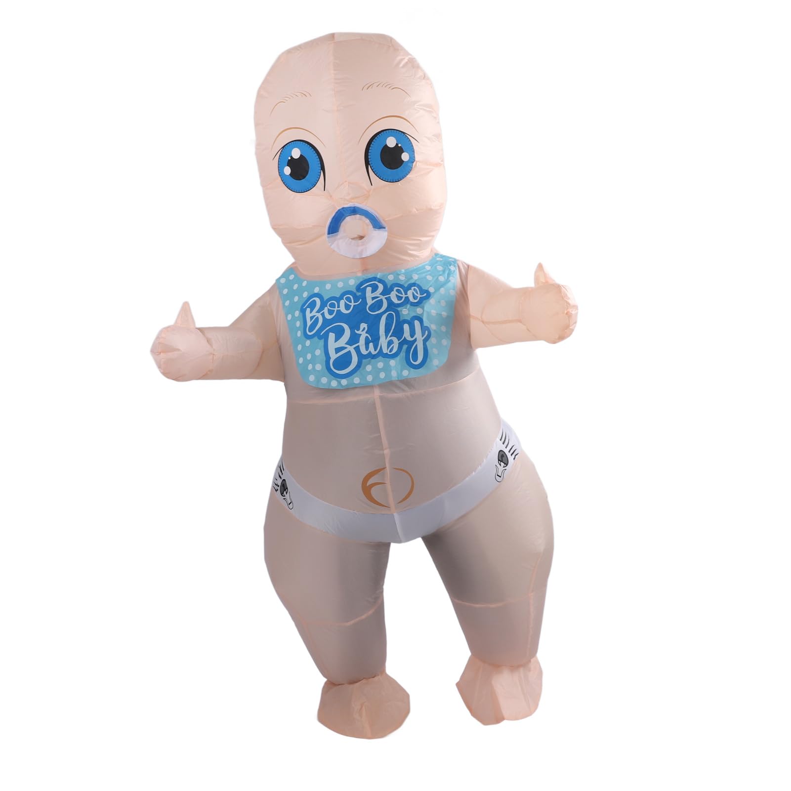 Qcwwy Decoraciones Festivas y Festivas Disfraz de bebé Disfraz de bebé de 96 Pulgadas para Revelar el Género Fiesta de Baby Shower Cosplay con Caja de Batería de Inflable para Adultos Inflable Gigante