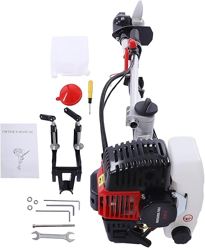 Miniatura 3 de Motor fuera de borda Motor de barco 52CC 2 tiempos 1.7KW Motor fuera de borda Motor de barco de pesca Motor de arranque manual