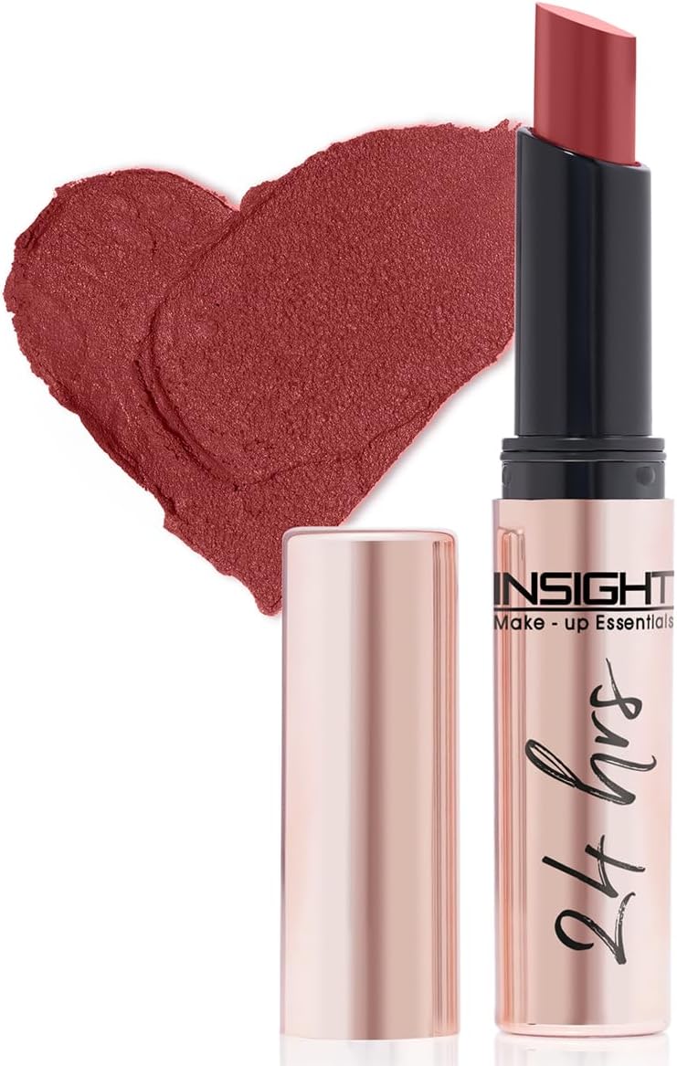 24 Hrs Non-Transfer Matte Lipstick | Lightweight, Highly Pigmented, Long Wear | Kiss Proof & Smudge Proof | With Vitamin E & Jojoba Oil | Vegan, Toxin Free | Shade - 18 Looking Good