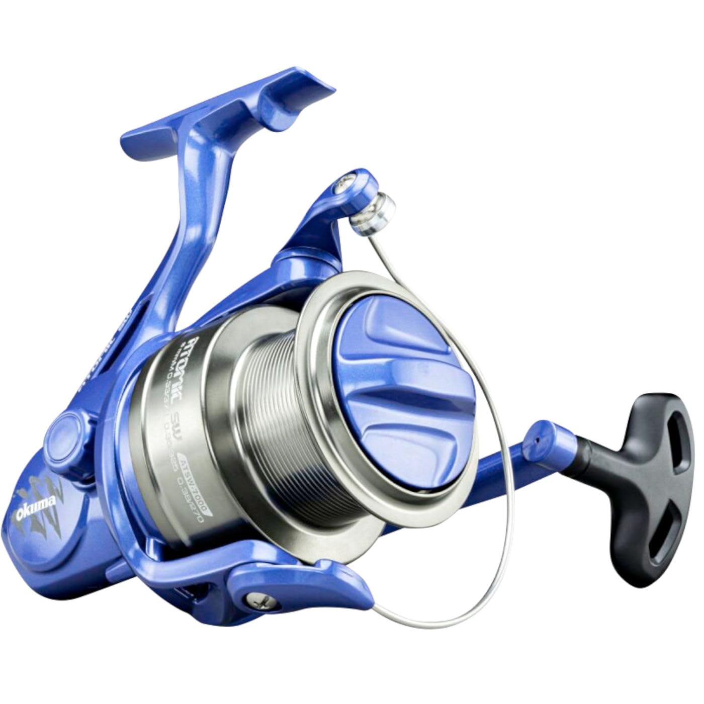 Okuma Moulinet Spinning Atomic Sw - 587g - R.4.5:1 - Ret.103cm - BK.15Kg - ATSW-7000