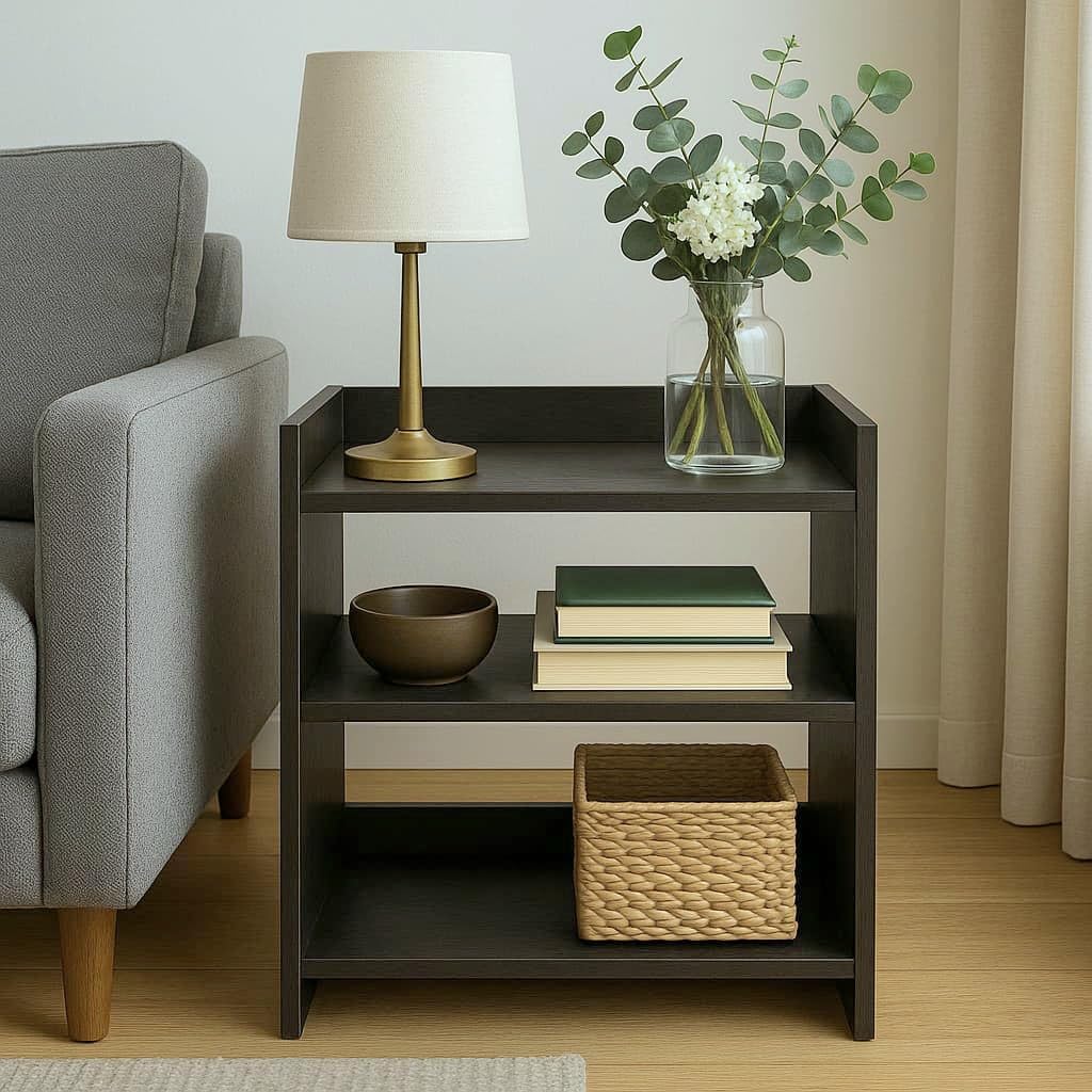 End Table for Bedroom & Living Room | Small Coffee Table | Nightstand | Side Table for Bed Room | Home Decor Furniture-image-38