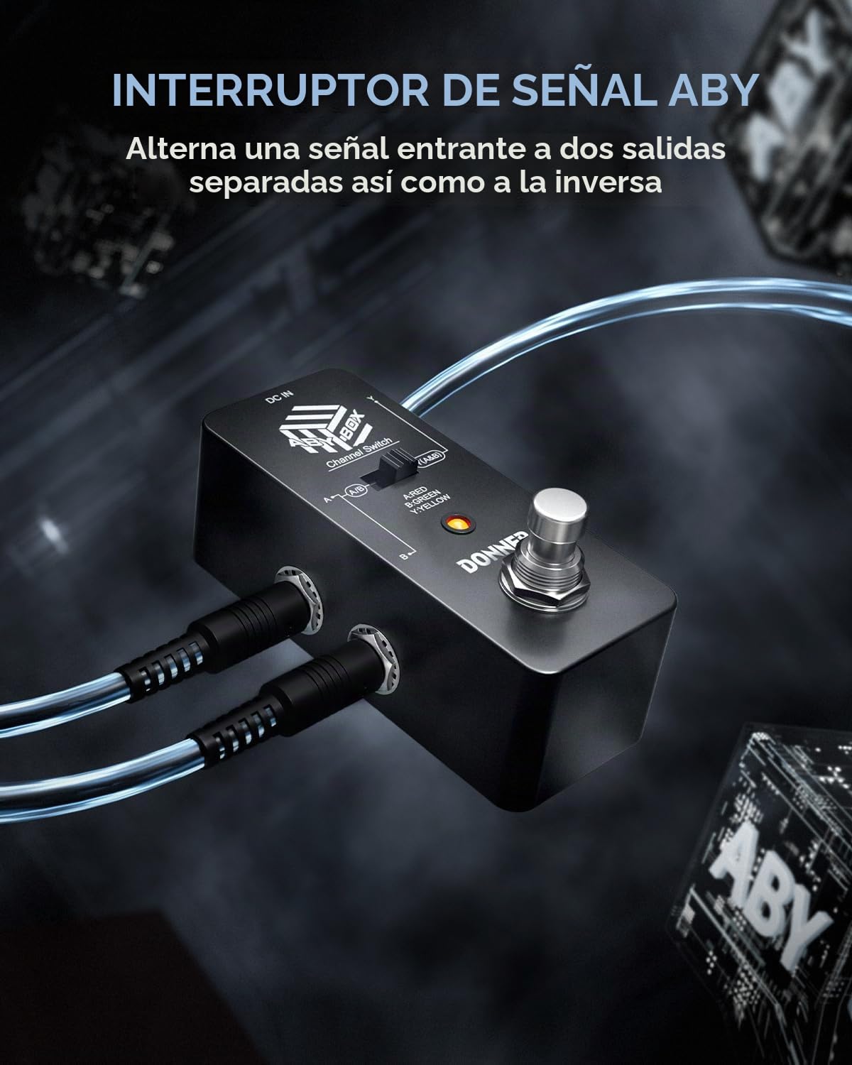 Donner ABY Box Line Selector AB Switch Mini Guitarra Efecto Pedal True Bypass